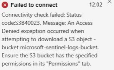An access denied exception error in Sentinel